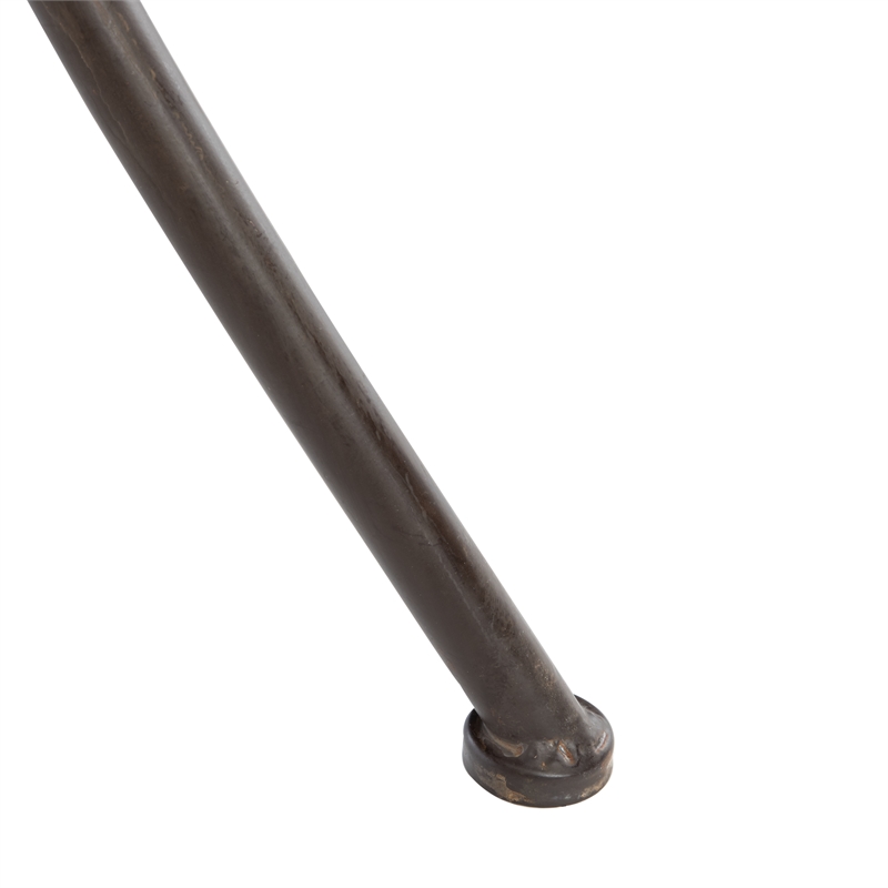 Safavieh Genson Halfmoon  Iron Console Table in Rust