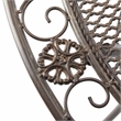 Safavieh Genson Halfmoon  Iron Console Table in Rust