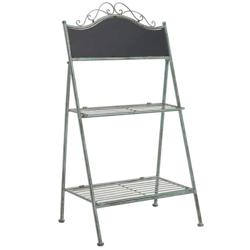 Safavieh Natum Iron Plant Stand in Green