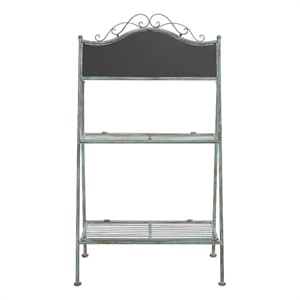 Safavieh Natum Iron Plant Stand in Green