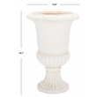Safavieh Paul Metal Planter in Off White