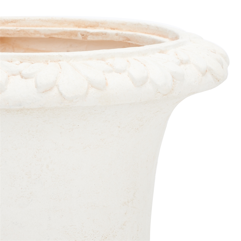 Safavieh Paul Metal Planter in Off White