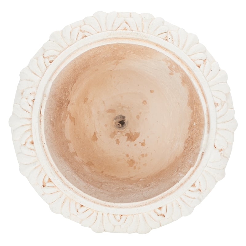 Safavieh Paul Metal Planter in Off White