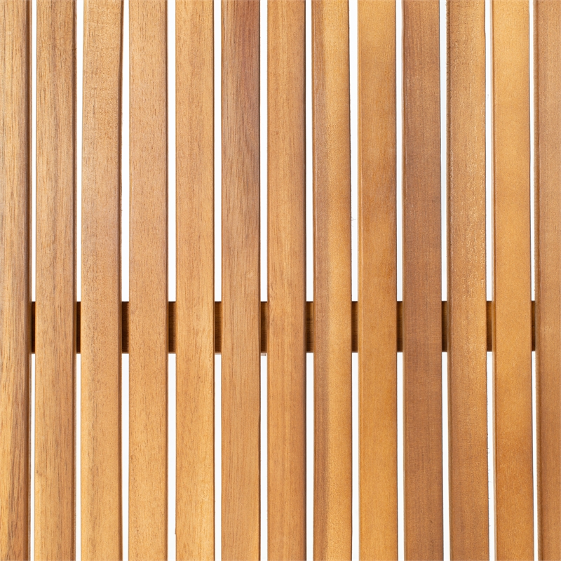 Safavieh Rocklin Wood 4 Pc Outdoor Set  in Natural / Navy