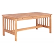 Safavieh Rocklin Wood 4 Pc Outdoor Set in Natural / Green