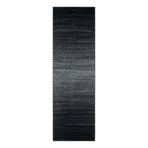 Safavieh Adirondack 2'-6&quot x 14'-0&quot Polypropylene Power Loomed Rug in Black /Gray