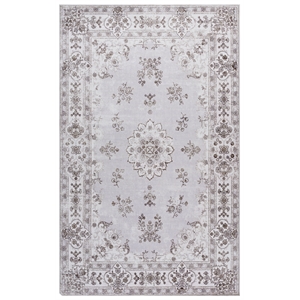 Safavieh Arizona 3'-0&quot x 5'-0&quot Polyester Power Loomed Rug in Beige / Ivory