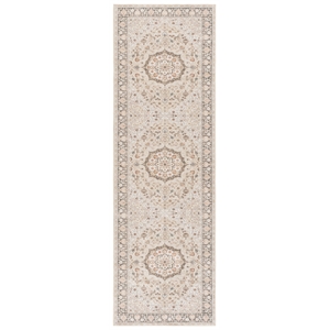 Safavieh Arizona 2'-6&quot x 8'-0&quot Polyester Power Loomed Rug in Sage / Ivory