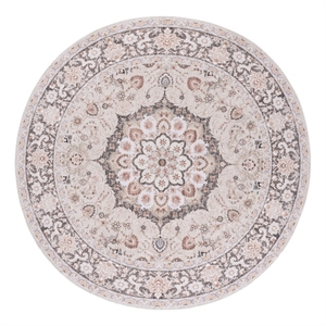 Safavieh Arizona 6'-0&quot x 6'-0&quot Polyester Power Loomed Rug in Sage / Ivory