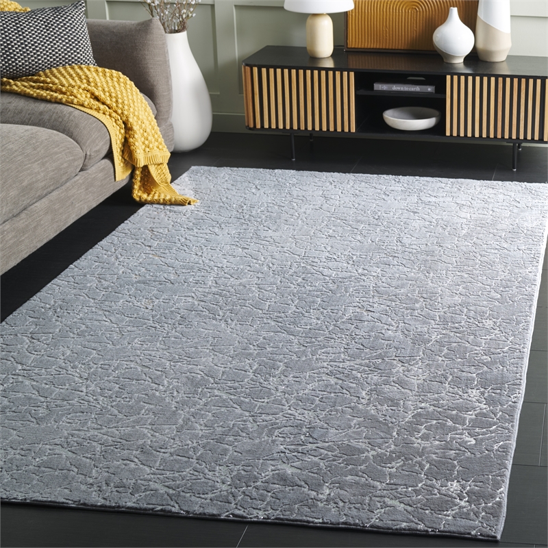 Safavieh Faux Rabbit Fur Metallic6'-0