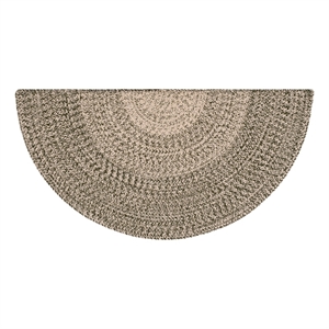 Safavieh Braided 2'-0&quot x 4'-0&quot Polypropylene Hand Woven Rug in Beige / Green