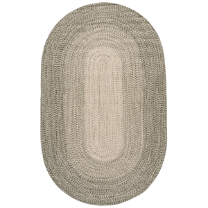 Safavieh Braided 5'-0&quot x 8'-0&quot Polypropylene Hand Woven Rug in Beige / Green