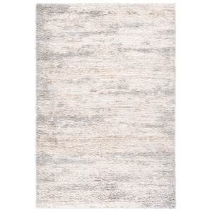 Safavieh Gemma Shag 600 5'-3&quotx7'-6&quotPolypropylenePowerLoomedRuginIvory/Beige/Gray