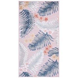 Safavieh Cabana 2'-7&quot x 5'-0&quot Polypropylene Power Loomed Rug in Gray/ Navy