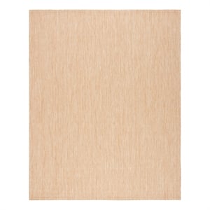 Safavieh Courtyard 11'-0&quot x 15'-0&quot Polypropylene Power Loomed RuginNatural/Cream