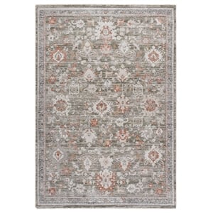 Safavieh Grove 5'-3&quot x 7'-6&quot Polypropylene Power Loomed Rug in Green / Gray