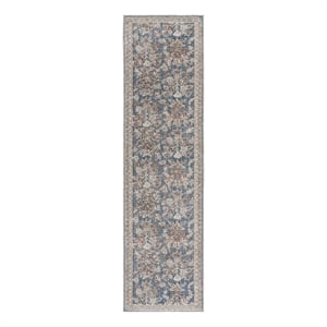 Safavieh Grove 2'-2&quot x 8'-0&quot Polypropylene Power Loomed Rug in Blue / Ivory