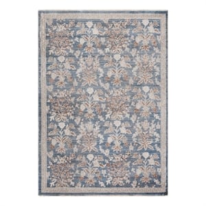 Safavieh Grove 5'-3&quot x 7'-6&quot Polypropylene Power Loomed Rug in Blue / Ivory
