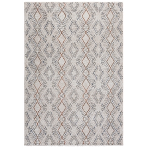 Safavieh Grove 5'-3&quot x 7'-6&quot Polypropylene Power Loomed Rug in Ivory / Blue/Rust