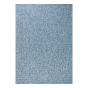Safavieh Courtyard 11'-0&quot x 15'-0&quot Polypropylene Power Loomed Rug in Navy / Gray