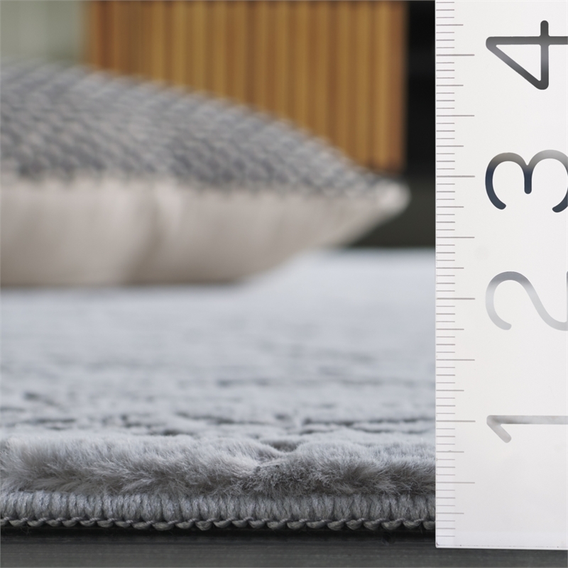 Safavieh Faux Rabbit Fur Metallic5'-0