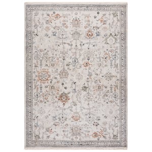 Safavieh Grove 5'-3&quot x 7'-6&quot Polypropylene Power Loomed Rug in Ivory / Rust/Blue