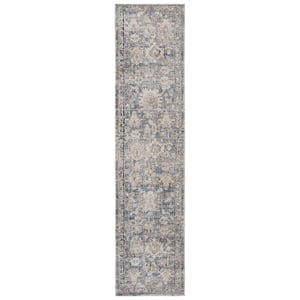 Safavieh Grove 2'-2&quot x 8'-0&quot Polypropylene Power Loomed Rug in Blue / Beige