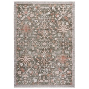 Safavieh Grove 5'-3&quot x 7'-6&quot Polypropylene Power Loomed Rug in Green / Ivory