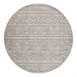 Safavieh Grove 6'-7&quot x 6'-7&quot Polypropylene Power Loomed Rug in Ivory / Beige