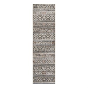 Safavieh Grove 2'-2&quot x 8'-0&quot Polypropylene Power Loomed Rug in Blue / Ivory
