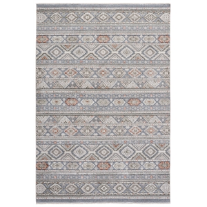 Safavieh Grove 5'-3&quot x 7'-6&quot Polypropylene Power Loomed Rug in Blue / Ivory