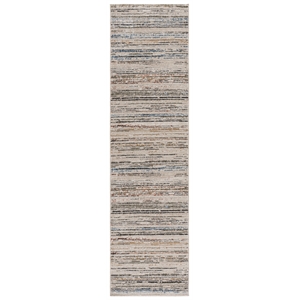 Safavieh Grove 2'-2&quot x 8'-0&quot Polypropylene Power Loomed Rug in Ivory / Blue/Rust