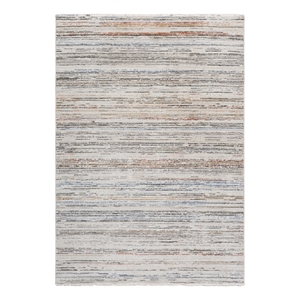 Safavieh Grove 5'-3&quot x 7'-6&quot Polypropylene Power Loomed Rug in Ivory / Blue/Rust
