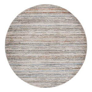 Safavieh Grove 6'-7&quot x 6'-7&quot Polypropylene Power Loomed Rug in Ivory / Blue/Rust