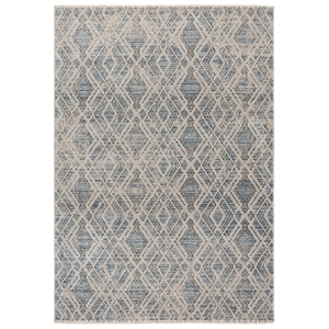 Safavieh Grove 5'-3&quot x 7'-6&quot Polypropylene Power Loomed Rug in Blue / Ivory