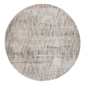 Safavieh Grove 6'-7&quot x 6'-7&quot Polypropylene Power Loomed Rug in Ivory / Green