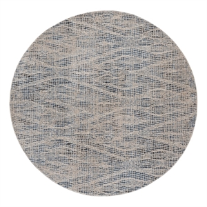Safavieh Grove 6'-7&quot x 6'-7&quot Polypropylene Power Loomed Rug in Blue / Beige