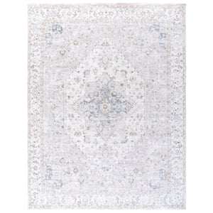 Safavieh Martha Stewart April 8'-0&quot x 10'-0&quot PolyesterPowerLoomedRuginIvory/Sage