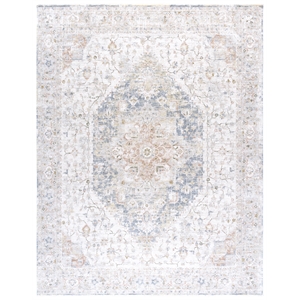 Safavieh Martha Stewart April 9'-0&quot x 12'-0&quot PolyesterPowerLoomedRuginIvory/Gray