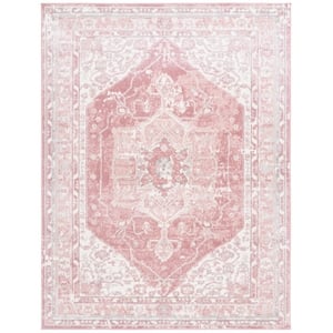 Safavieh Layla 10'-0&quot x 14'-0&quot Polypropylene Power Loomed Rug in Ivory/Gray/Pink