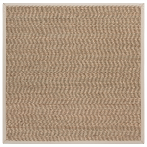 Safavieh Natural Fiber 6'-0&quot x 6'-0&quot Power Loomed Rug in Natural/Beige