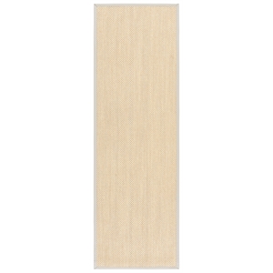 Safavieh Natural Fiber 2'-6&quot x 8'-0&quot Power Loomed Rug in Natural / Beige