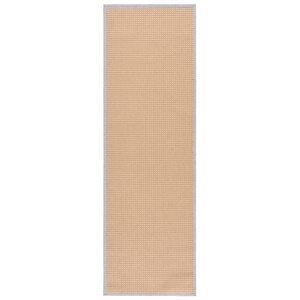 Safavieh Natural Fiber 2'-6&quot x 8'-0&quot Jute Power Loomed Rug in Natural / Brown