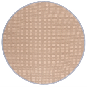 Safavieh Natural Fiber 6'-0&quot x 6'-0&quot Jute Power Loomed Rug in Natural / Brown