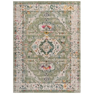 Safavieh Madison 12'-0&quot x 15'-0&quot Polypropylene Power Loomed Rug in Sage / Ivory