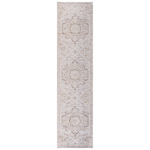 Safavieh Miranda 2'-0&quot x 8'-0&quot Polyester Power Loomed Rug in Beige / Gray /Ivory