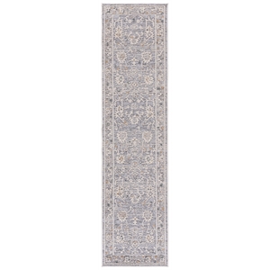 Safavieh Miranda 2'-0&quot x 8'-0&quot Polyester Power Loomed Rug in Gray/ Ivory / Beige