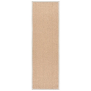 Safavieh Natural Fiber 2'-6&quot x 8'-0&quot Jute Power Loomed Rug in Natural / Beige