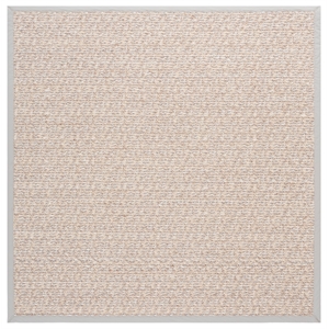 Safavieh Natural Fiber 6'-0&quot x 6'-0&quot Power Loomed Rug in Ivory / Beige