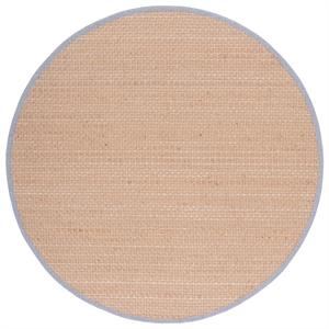 Safavieh Natural Fiber 6'-0&quot x 6'-0&quot Jute Power Loomed Rug in Natural / Brown